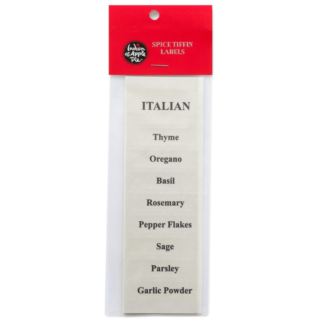 Italian Spice Labels