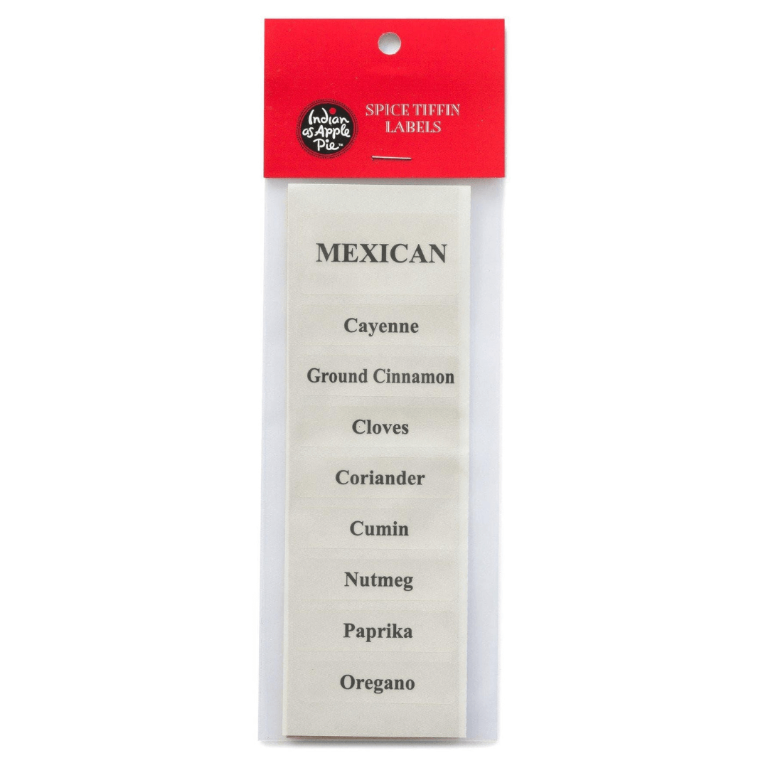 Mexican Spice Labels